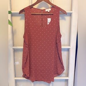 NWT Loft Outlet Sleeveless Top